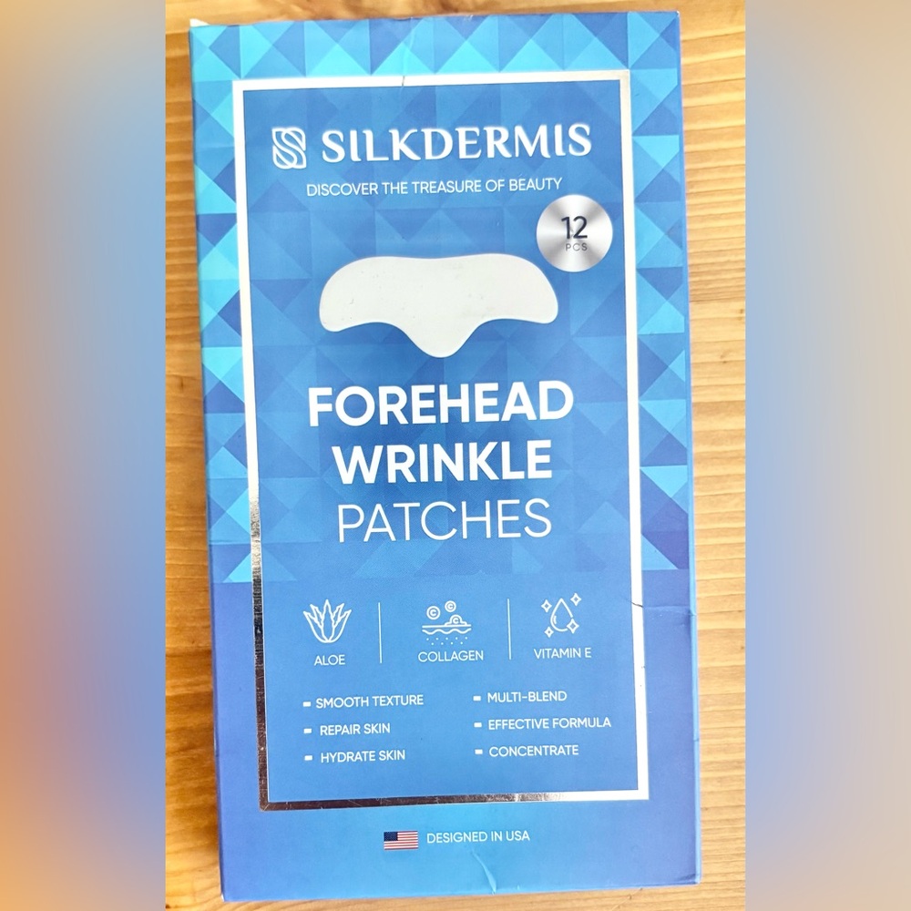 NWT — SILKDERMIS Forehead Wrinkle Patches, 12pcs